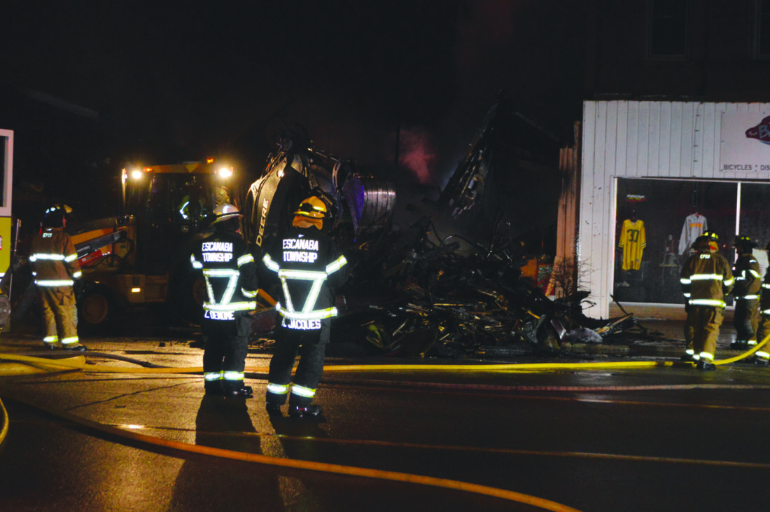 Two downtown Escanaba businesses destroyed by fire News, Sports, Jobs